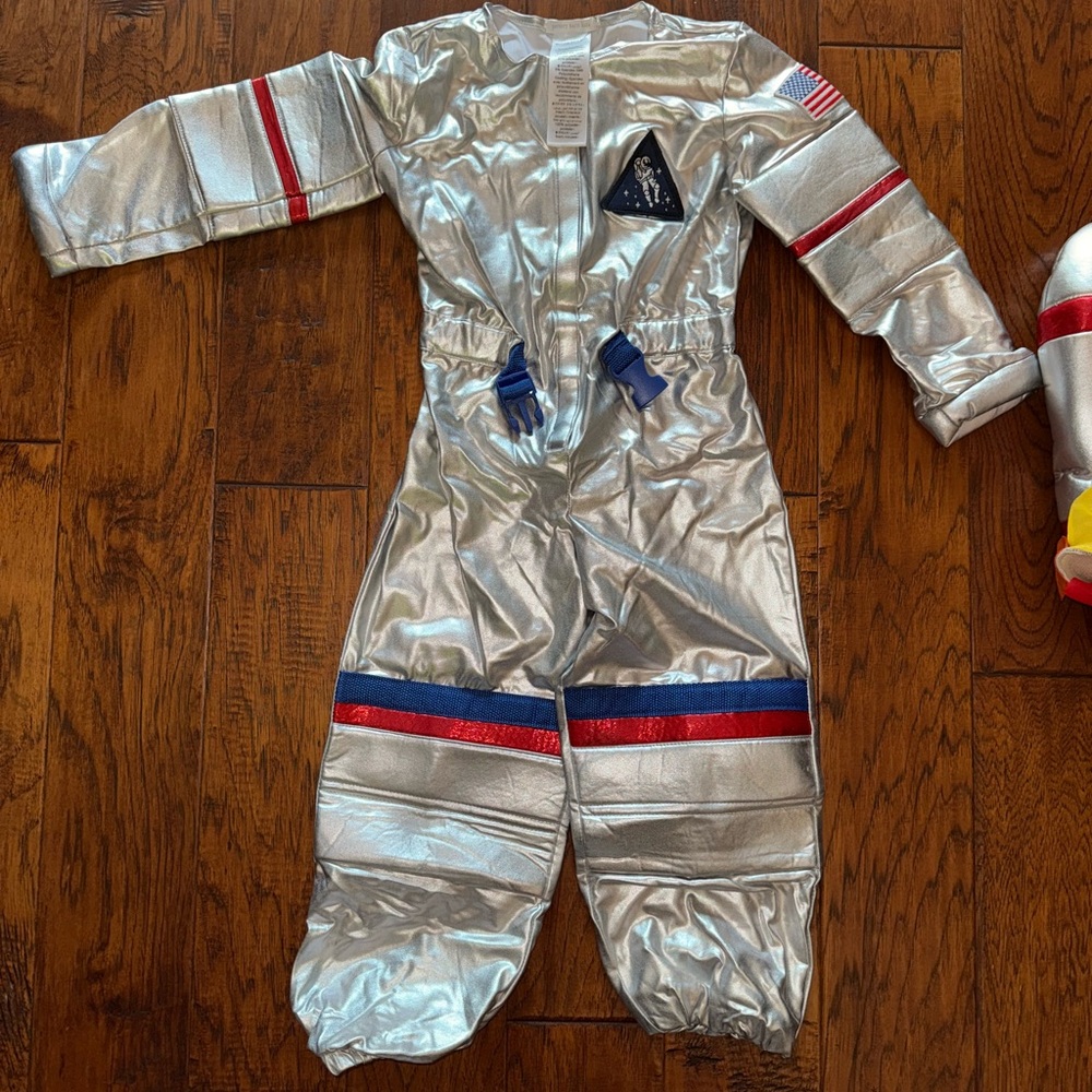 Pottery Barn Kids Silver Astronaut Costume